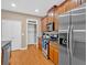 Gourmet kitchen featuring stainless steel appliances and plenty of cabinet space at 4845 Backbay St, Suwanee, GA 30024