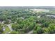 Aerial view showcases a residential neighborhood with mature trees and convenient road access at 2482 Windchase Dr, Buford, GA 30518
