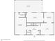 Detailed floor plan showcasing the layout of the main level, including the living room, kitchen, and sunroom at 9041 Par Dr, Douglasville, GA 30134