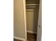 Empty closet with folding doors and laminate flooring at 4701 Flat Shoals Rd # 41-F, Union City, GA 30291