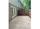 Private patio featuring a brick exterior and a wooden fence for added privacy at 4701 Flat Shoals Rd # 41-F, Union City, GA 30291