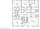 Layout of the second floor, showing bedrooms and bathrooms at 790 Lakeview Ne Ave, Atlanta, GA 30308