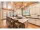 Kitchen with large island, breakfast bar, and modern appliances perfect for Gathering gatherings at 790 Lakeview Ne Ave, Atlanta, GA 30308