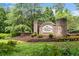 Stone and brick entrance sign for Cobblestone at Brookhaven at 1973 Cobblestone Cir, Brookhaven, GA 30319