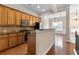 Kitchen with granite countertops, stainless steel appliances, and wood cabinets at 1973 Cobblestone Cir, Brookhaven, GA 30319
