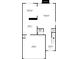 Main level floorplan featuring kitchen, living, dining, garage, and half bath at 678 Sweet Ashley Way, Loganville, GA 30052