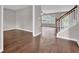 Open floor plan featuring a view from the living room into the entryway and staircase at 1280 Chandler Ridge Dr, Lawrenceville, GA 30045