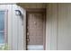 Close-up of the front door showing the house number and hardware at 2510 Cumberland Se Ct, Smyrna, GA 30080