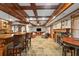 Finished basement with a bar, fireplace, and media area for entertaining at 4840 Spring Park Cir, Suwanee, GA 30024