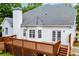 Large deck overlooking a beautifully landscaped backyard, creating an ideal outdoor living space at 5995 Azalea Ridge Dr, Douglasville, GA 30135