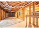 Unfinished basement with exposed framing, ductwork, and concrete floor awaiting customization at 5995 Azalea Ridge Dr, Douglasville, GA 30135