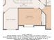 Floor plan showcases a bedroom with 'open to below' area, hall, and more in 3888 sq ft at , Suwanee, GA 30024