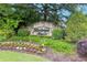 Stone community entrance sign with vibrant landscaping and colorful flowers at 5119 Greythorne Ln, Marietta, GA 30068