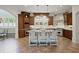 Spacious kitchen with center island, stainless steel appliances, and custom cabinets at 5119 Greythorne Ln, Marietta, GA 30068