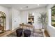 Home office with hardwood floors, natural light, modern desk and decor at 1377 Dorothy Dr, Decatur, GA 30030