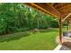 Inviting backyard with lush green lawn and trees, offering a serene outdoor space at 2237 Foley Park St, Snellville, GA 30078