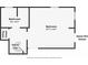 Layout features a bedroom, bathroom, and utility closet with stair access at 1072 Piedmont Ne Ave # 101, Atlanta, GA 30309