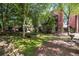 Spacious backyard with lush greenery, offering a serene and private outdoor retreat at 1600 Heritage Trl, Roswell, GA 30075
