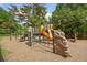 Fun playground with climbing structures and slides in a beautiful outdoor setting at 4649 Dahlia Dr, Pine Lake, GA 30072