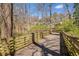Scenic view of the walking bridge amidst the natural beauty of the park at 23 Gould Se St, Atlanta, GA 30315