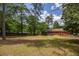 Spacious backyard with mature trees at 3761 Lindley Cir, Powder Springs, GA 30127