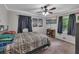 Bedroom featuring a ceiling fan and a TV at 3761 Lindley Cir, Powder Springs, GA 30127