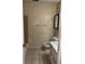 Bathroom with a shower and single sink vanity at 6354 Shannon Pkwy # 13C, Union City, GA 30291
