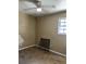 Bedroom with a neutral color scheme, window and ceiling fan at 6354 Shannon Pkwy # 13C, Union City, GA 30291