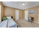 Bedroom featuring neutral walls, standard furniture, and neutral carpet at 6378 Grey Fox Way, Riverdale, GA 30296