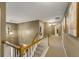 Spacious hallway with carpet flooring, multiple entryways, overhead lighting and wall art at 6378 Grey Fox Way, Riverdale, GA 30296