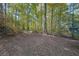 An ample backyard area featuring a mix of trees, natural ground cover, and adjacent home at 12 Woodland St, Dallas, GA 30157