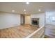 Spacious living room with fireplace and natural light at 12 Woodland St, Dallas, GA 30157