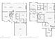 Floor plans for first and second floor featuring multiple bedrooms, bathrooms, and living spaces at 2500 Madison Commons, Atlanta, GA 30360