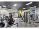 Well-equipped gym with modern exercise machines and fitness equipment at 195 14Th Ne St # 1706, Atlanta, GA 30309