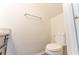 Well-lit powder room featuring modern fixtures and granite countertop at 3474 Washington Way, Atlanta, GA 30340