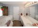 Spacious bathroom with a jacuzzi tub, double sinks and a stylish design at 3594 Saddlebrook Dr, Loganville, GA 30052