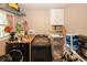 A well-organized laundry room with modern appliances and ample storage space at 3594 Saddlebrook Dr, Loganville, GA 30052