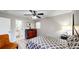 Neutral main bedroom featuring laminate flooring and an ensuite bathroom at 2628 Hickory Trl, Snellville, GA 30078