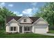 Charming single-Gathering home featuring stone accents, a two-car garage, and beautifully landscaped front yard at 655 Blackshear Trl, Temple, GA 30179