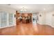 Open floor plan showcasing wood floors and bright light at 130 Honey Ln, Fayetteville, GA 30214