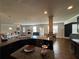 Modern kitchen with granite counters, open to the living area at 419 Woodmill Way, Atlanta, GA 30331