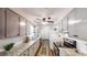Modern kitchen featuring ample cabinets, updated appliances, and stylish countertops for a chef-inspired cooking experience at 4244 Dorsey Sw Ct, Lilburn, GA 30047