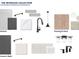 The Reynolds Collection showcasing kitchen and bath hardware, paint, and flooring samples at 4740 Briscoe Drive, Cumming, GA 30028