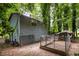 Fenced backyard with a covered area for entertaining and outdoor activities at 5006 Dantel Way, Stone Mountain, GA 30083