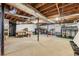 Spacious unfinished basement with exposed ductwork, and ample storage or finishing potential at 5222 Skyline Dr, Stone Mountain, GA 30083
