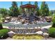 Bramblett Grove fountain featuring waterfalls and a gazebo at 4255 Sunflower Cir, Cumming, GA 30040