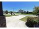 Long driveway with ample parking and lush landscaping at 4255 Sunflower Cir, Cumming, GA 30040