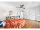 Bedroom featuring hardwood floors and double door closets at 4411 Paces Battle Nw, Atlanta, GA 30327