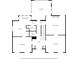 First floor blueprint features sunroom, breakfast nook, kitchen, dining room, Gathering room, and living room at 4411 Paces Battle Nw, Atlanta, GA 30327