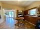 Spacious kitchen features a center island with seating, ample countertop space, and modern appliances at 505 Sandhill Hickory Level Rd, Carrollton, GA 30116